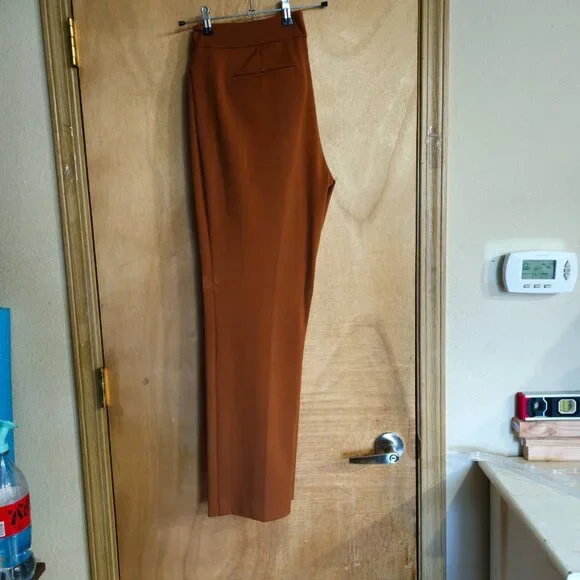 Ann Taylor Factory 12 Dress Pant Camel Brown - Picture 2 of 8